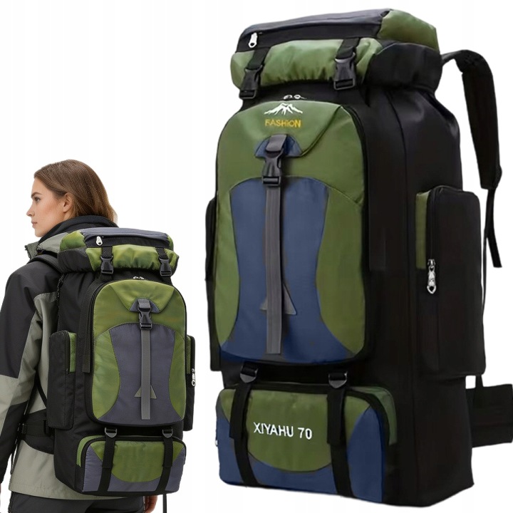 Turistický batoh, velkokapacitní outdoorový batoh na cesty, sport, turistiku