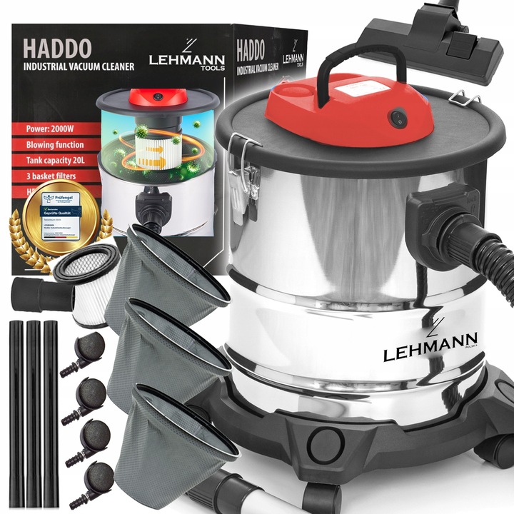 VYSAVAČ PRŮMYSLOVÝ LEHMANN HADDO NA POPEL Z KRBU, SUŤ, TURBO 2000W