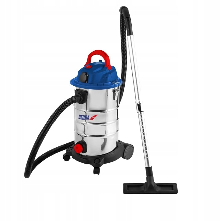 Vysavač s oklepem, pro suché i mokré vysávání DEDRA 1600W 30L DED6615