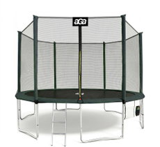 Aga SPORT PRO Trampolína 400 cm tmavě zelená Aga SPORT PRO Trampolína 400 cm tmavě zelená