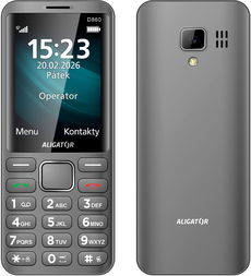 Aligator D860 Dual SIM titanový Aligator D860 Dual SIM titanový