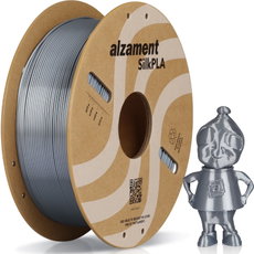 Alzament tiskárna 3d PLA Silk 1 kg Silver