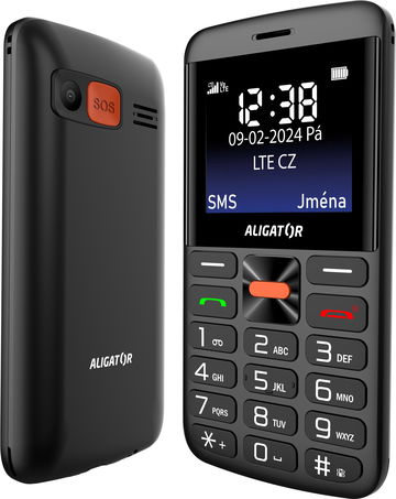 Mobilní telefon Aligator A910 4G Senior černý Mobilní telefon Aligator A910 4G Senior černý