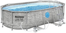 Bestway Bazén s konstrukcí Power steel stacked stone swim vista 4,27 × 2,5 × 1 m Bestway Bazén s konstrukcí Power steel stacked stone swim vista 4,27 × 2,5 × 1 m