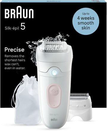 Braun Silk·épil 5 5-030 Bílý/Růžový