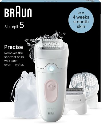 Braun epilátor Silk·épil 5 5-060, Bílý/Růžový