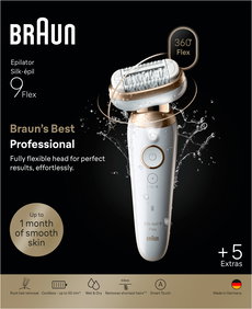 Braun epilátor Silk·épil 9 Flex 9-060 3D Braun epilátor Silk·épil 9 Flex 9-060 3D