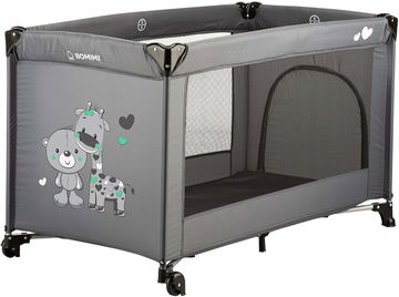 Postýlka Bomimi Mondo giraffe&bear anthracite - Hvězda srovnání