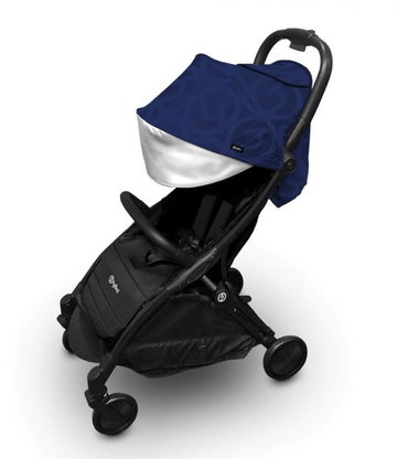 BabyStyle Hybrid Ezyfold Black rám a bouda Navy BabyStyle Hybrid Ezyfold Black rám a bouda Navy
