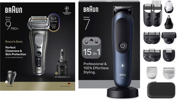 Braun holící strojek Series 9 PRO+ 9675cc se stanicí SmartCare Braun holící strojek Series 9 PRO+ 9675cc se stanicí SmartCare
