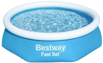 BESTWAY Bazén nafukovací bez příslušenství Fast Set, 2,44 × 0,61 m