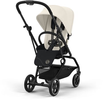 Kočárek Cybex Eezy S Twist+2 BLK Canvas White/Light beige