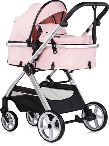 CHIPOLINO Kočárek kombinovaný Vista 2v1 Pink Marshmallow CHIPOLINO Kočárek kombinovaný Vista 2v1 Pink Marshmallow