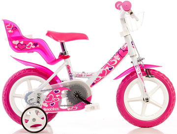 Dino kolo Bikes pink 12"