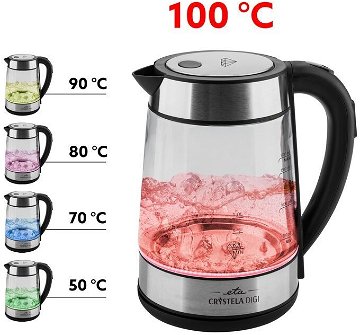 Rychlovarná konvice ETA 715390000 Crystela Digi  - Perfektní hodnocení