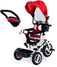 ECOTOYS JM-066-9L Tříkolka s otočným sedadlem a gumovými koly, červená ECOTOYS JM-066-9L Tříkolka s otočným sedadlem a gumovými koly, červená