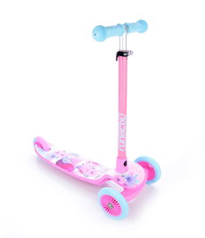Koloběžka FunActiv KOOKI se 3 kolečky pink