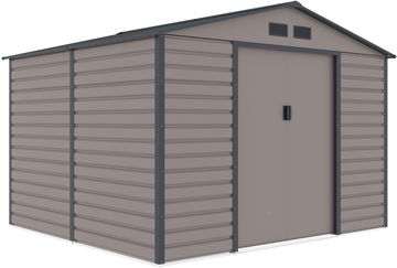 G21 zahradní domek Domek zahradní GAH 706 - 202 × 277 × 255 cm - šedý - Skvělé recenze