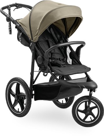 Hauck Sporťák Runner 3 s ruční brzdou Olive Hauck Sporťák Runner 3 s ruční brzdou Olive