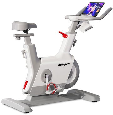 KUBIsport Magnetický cyklotrenažér BC91EK bezdrátový, sebenabíjecí, Bluetooth, bílý KUBIsport Magnetický cyklotrenažér BC91EK bezdrátový, sebenabíjecí, Bluetooth, bílý