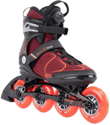 Brusle K2 ALEXIS 90 BOA burgandy_orange vel. 37 EU / 240 mm - Hvězda srovnání Brusle K2 ALEXIS 90 BOA burgandy_orange vel. 37 EU / 240 mm - Hvězda srovnání