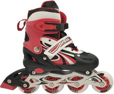KUBIsport dětské inline brusle roztahovací CS310K červené velikost 33-37 KUBIsport dětské inline brusle roztahovací CS310K červené velikost 33-37