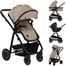 Kočárek Lionelo Amber 3v1 Beige Sand Kočárek Lionelo Amber 3v1 Beige Sand