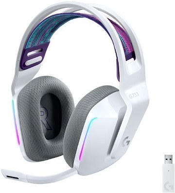 Logitech G733 LIGHTSPEED Wireless RGB Gaming Headset White - Skvělé recenze
