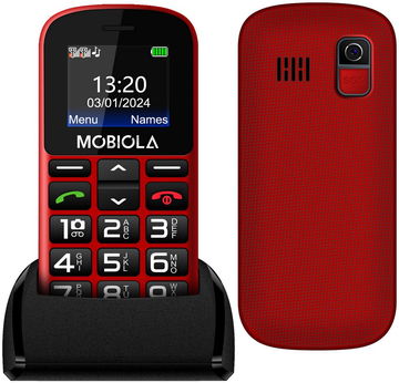 Mobiola mobilní telefon MB200 červená Mobiola mobilní telefon MB200 červená