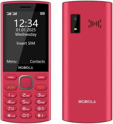 Mobilní telefon Mobiola MB4280 4G červená Mobilní telefon Mobiola MB4280 4G červená