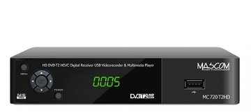 Mascom MC720T2 HD DVB-T2 H.265/HEVC - Skvělé recenze Mascom MC720T2 HD DVB-T2 H.265/HEVC - Skvělé recenze