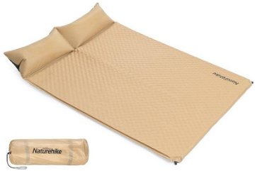 Naturehike dvojitá samonafukovací karimatka s nafukovacími polštáři 2300g zlatá Naturehike dvojitá samonafukovací karimatka s nafukovacími polštáři 2300g zlatá