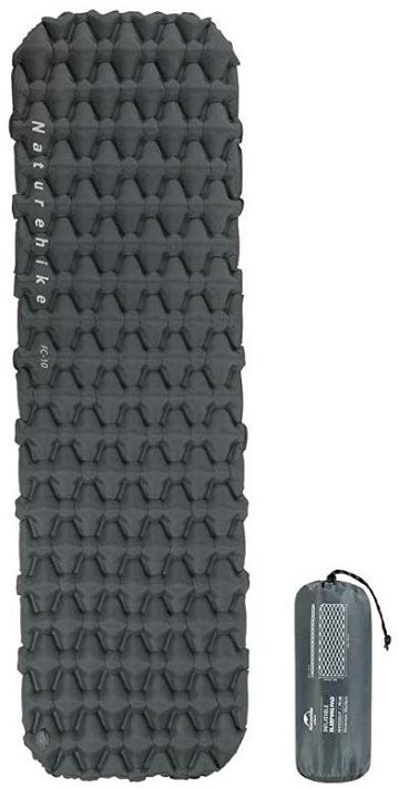 Naturehike nafukovací karimatka FC-10 550g - šedá Naturehike nafukovací karimatka FC-10 550g - šedá
