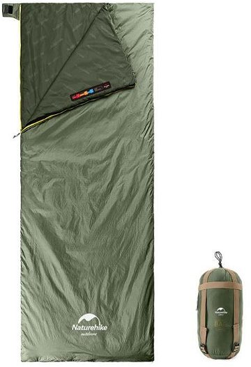 Naturehike zelený mini ultralight LW180 spací pytel vel. M