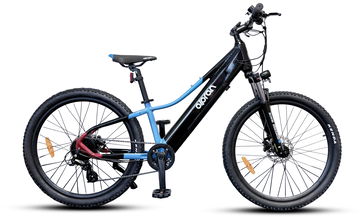 Olpran elektrokolo 26" E-MTB Pluma černá/modrá/červená
