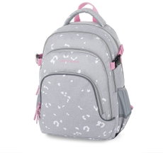OXYBAG Studentský batoh OXY SCOOLER Grey Geometric OXYBAG Studentský batoh OXY SCOOLER Grey Geometric