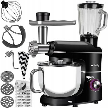 Ruhhy 16747 Kuchyňský robot s mlýnkem 6,2 L, 2200 W černý Ruhhy 16747 Kuchyňský robot s mlýnkem 6,2 L, 2200 W černý
