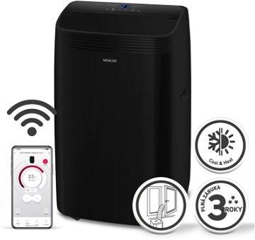 SENCOR klimatizace SAC MT9079CH Wi-Fi AllSeasons - Perfektní hodnocení