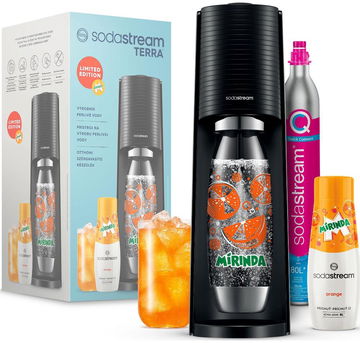 SodaStream sodovkovač TERRA Black MIRINDA Mpack