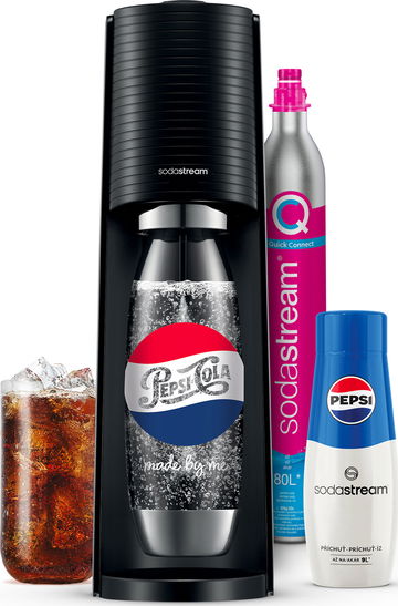Sodovkovač SodaStream TERRA Black Pepsi Mpack