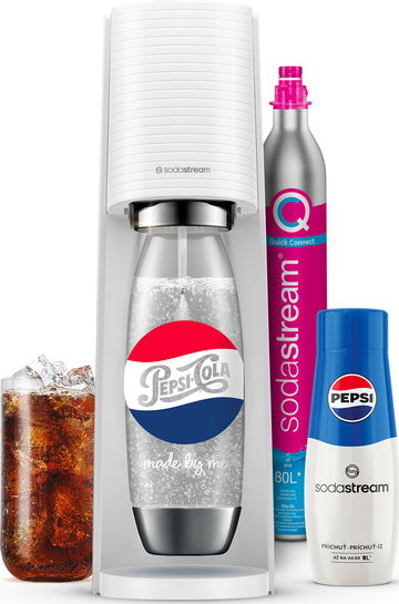 SodaStream sodovkovač TERRA White Pepsi Mpack