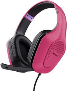 Trust GXT415P ZIROX Headset Pink - růžová