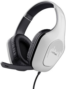 Trust sluchátka GXT415W ZIROX Headset White - bílá
